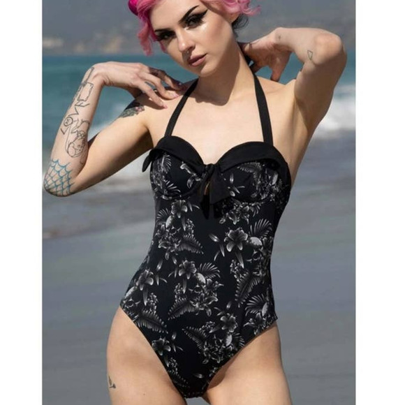 Killstar Other - NWT Killstar “Aloha From Hell” Swimsuit Size Large